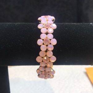 Pink stretch bracelet